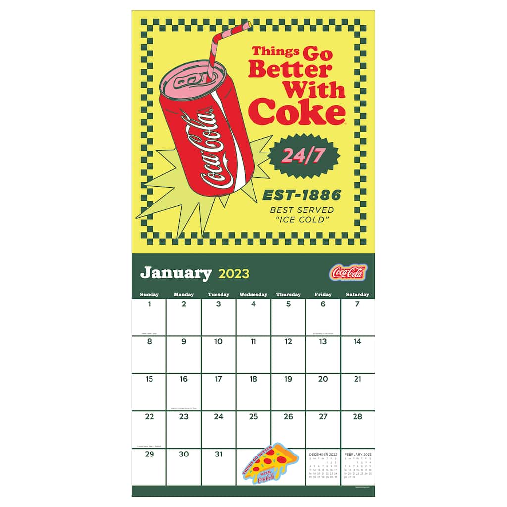 2023-coca-cola-vibrant-joy-wall-calendar-michaels